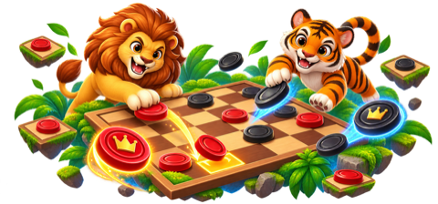 西洋跳棋对局画面